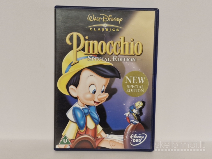 DVD Animacinis filmas Disney Pinocchio Special Edition