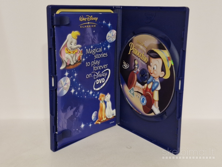 DVD Animacinis filmas Disney Pinocchio Special Edition