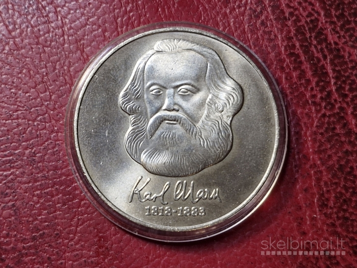 Vokietija - VDR 20 markių, 1983 KM# 95 Karlo Marks