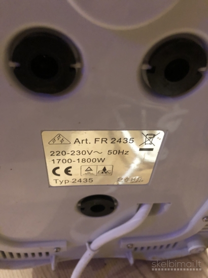 Gruzdintuvė ir kepimo krosnelė.