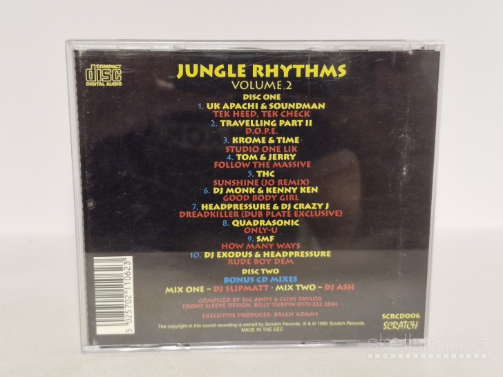 Dvigubas audio CD Various – Jungle Rhythms - Volume 2