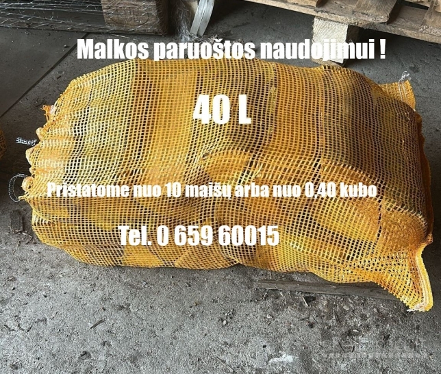 SAUSOS MALKOS 40 L MAIŠEIUOSE - NUO 4,30 € IR MAŽIAU !