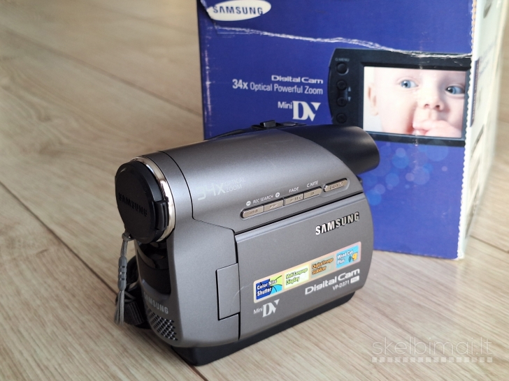 Samsung VP-D371 MiniDV vaizdo kamera