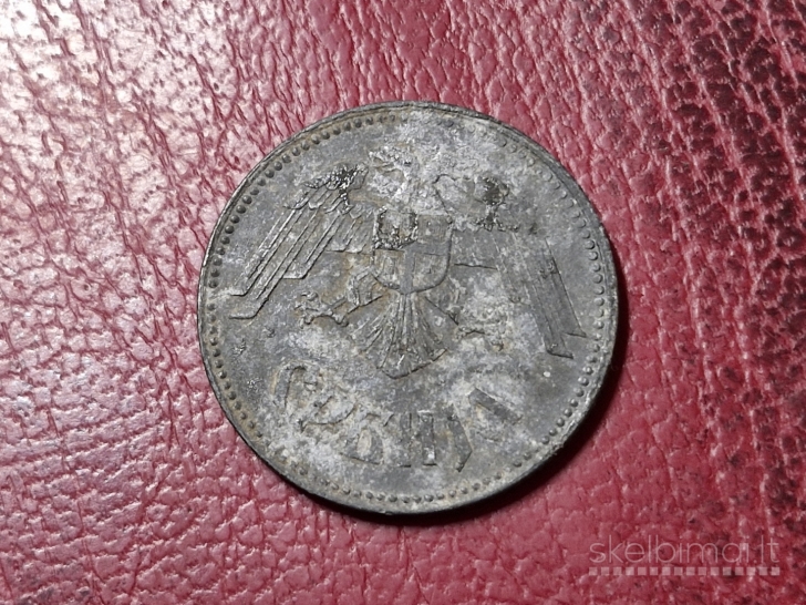 Serbija 10 dinarų, 1943 KM# 33