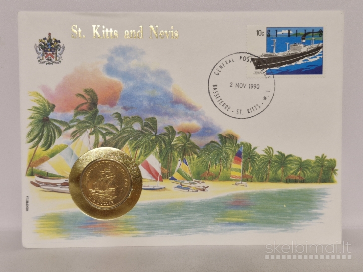 Rytų Karibų valstybės 1 doleris, 1981 KM# 15 num.v