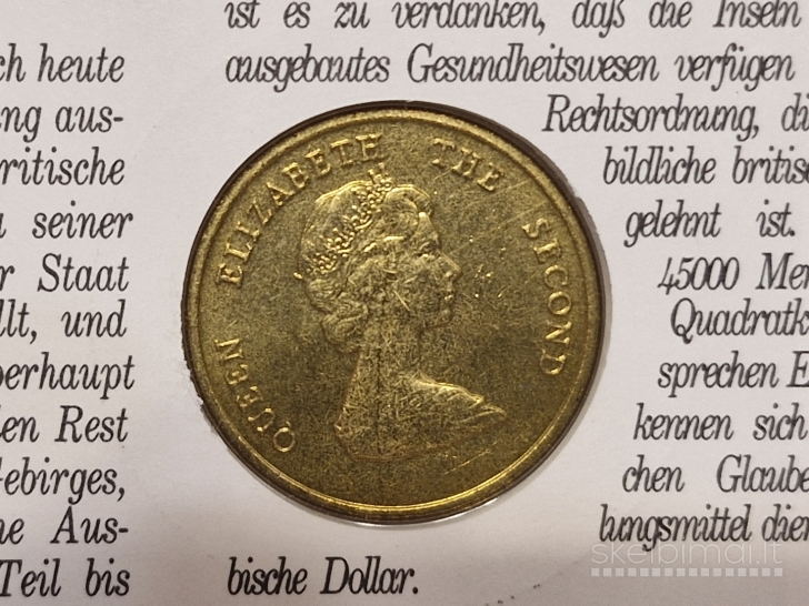 Rytų Karibų valstybės 1 doleris, 1981 KM# 15 num.v