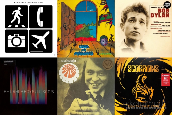 Naujos nepraplėštos plokštelės