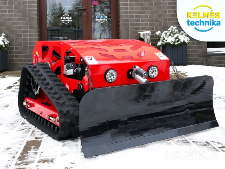Benzininis Mulčeris - Robotas GUST 550 su sniego peiliu