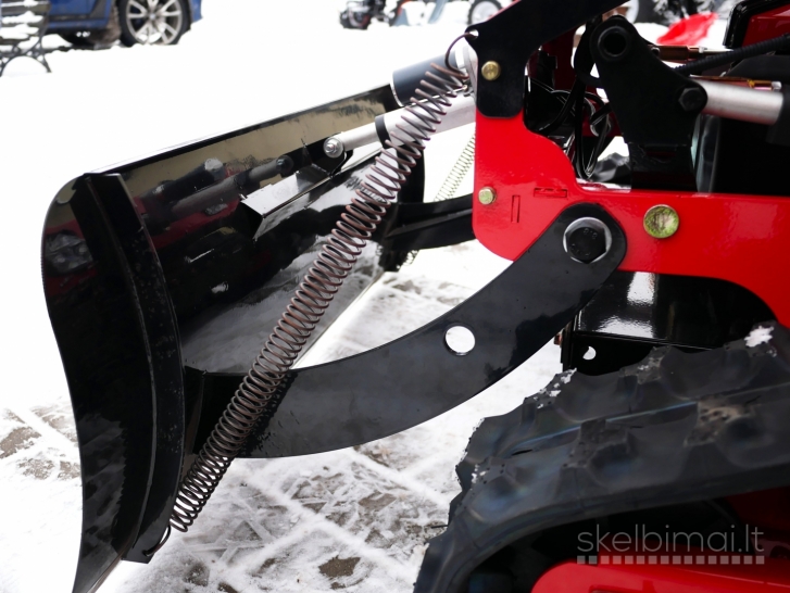 Benzininis Mulčeris - Robotas GUST 550 su sniego peiliu