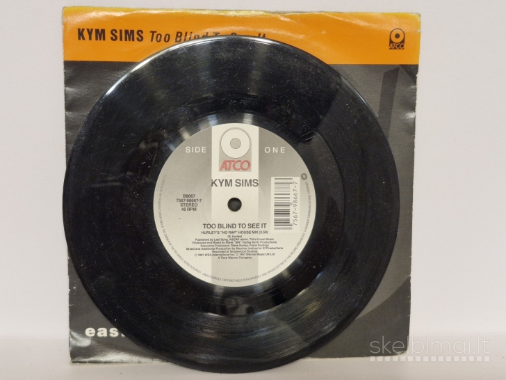 LP plokštelė Kym Sims – Too Blind To See It