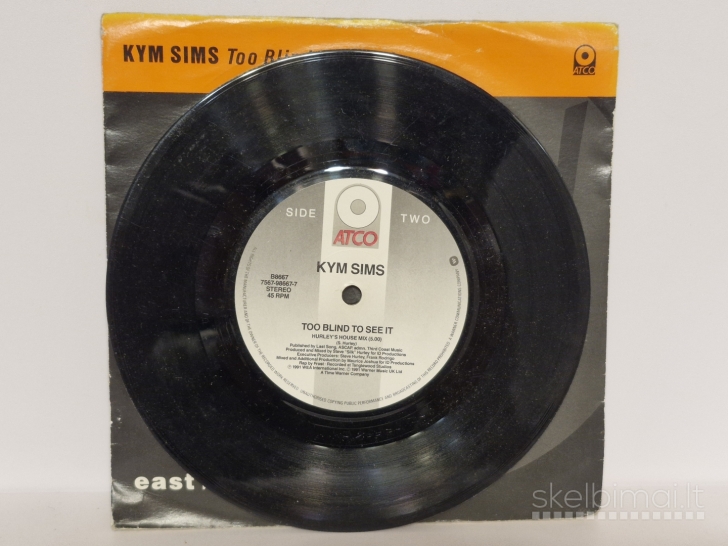 LP plokštelė Kym Sims – Too Blind To See It