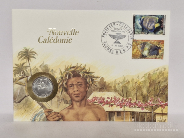 Naujoji Kaledonija 1 frankas, 1981 KM# 10 Num.voke