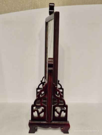 Kiniškas dekoratyvinis stalo ekranas su paukščių motyvu ~ 35cm.