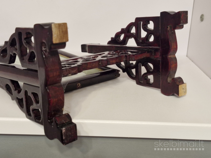 Kiniškas dekoratyvinis stalo ekranas su paukščių motyvu ~ 35cm.