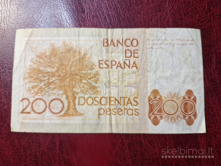 200 Pesetas 1980.09.16 Ispanija P-156a.1