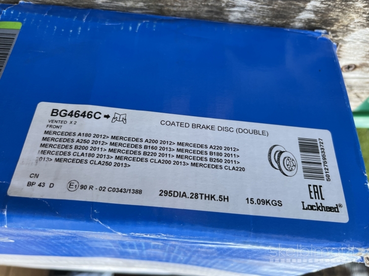 Naujas Delphi stabdžių diskų komplektas