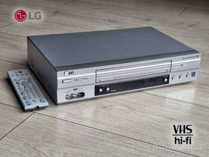 LG LV4981 vaizdo HiFi grotuvas (VHS)