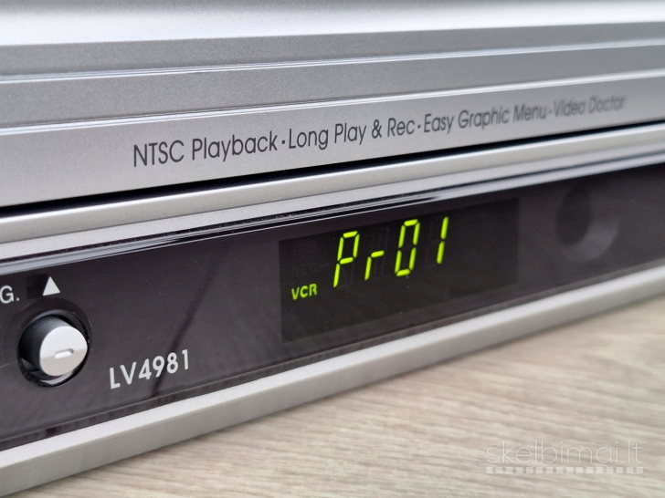 LG LV4981 vaizdo HiFi grotuvas (VHS)