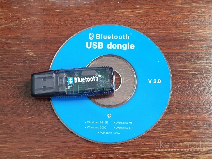 Bluetooth USB adapteris, imtuvas (dongle)