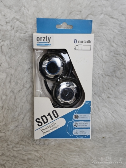 Orzly SD10 įkraunamos bluetooth ausines su mikrofonu