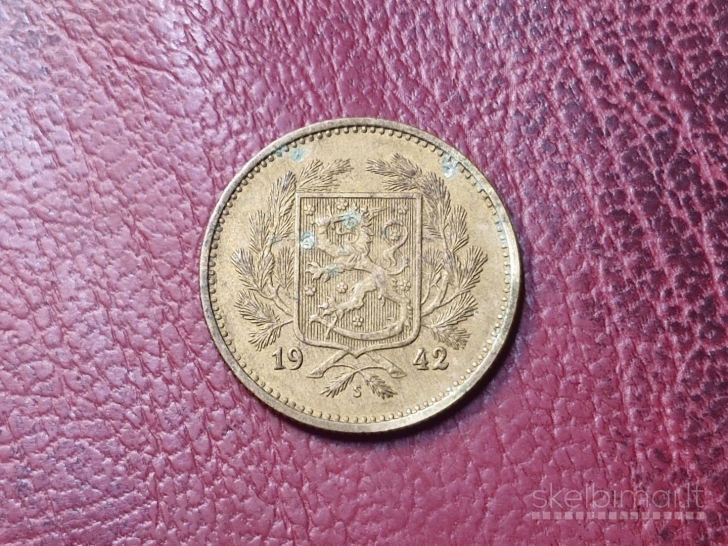 Suomija 5 markės, 1942 KM# 31
