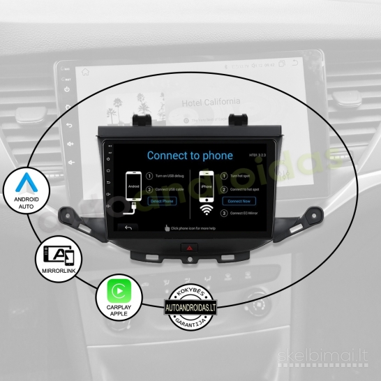 OPEL ASTRA K 2015-20 Android multimedia Carplay AndroidAuto