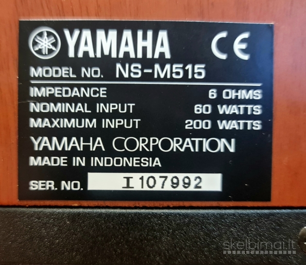 Yamaha NS0515 komplektas