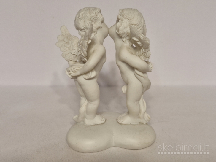 Angelų skulptūrelė "Bučinys" ~ 13cm.