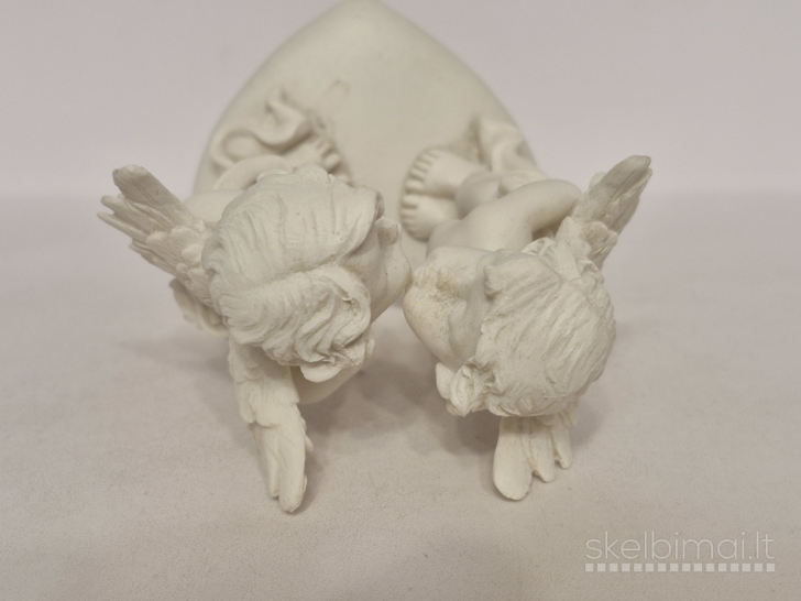 Angelų skulptūrelė "Bučinys" ~ 13cm.