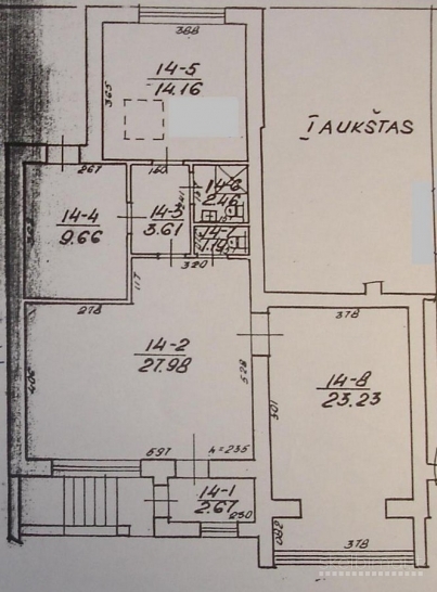 Parduodamos komercinės paskirties 83,87 m² patalpos