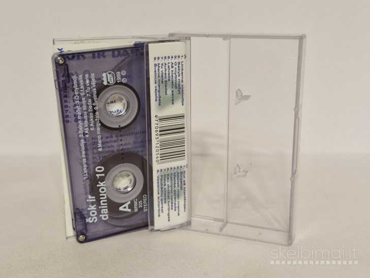 Audio kasetė Dangiras Grigalevičius ‎– Šok Ir Dainuok 10