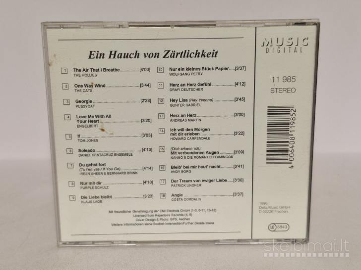 Audio CD Various – Ein Hauch Von Zärtlichkeit