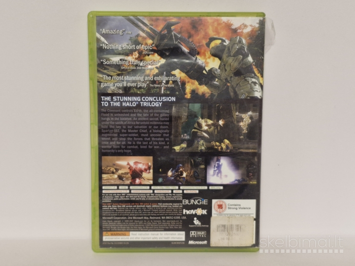 Žaidimas Halo 3 PAL Xbox 360