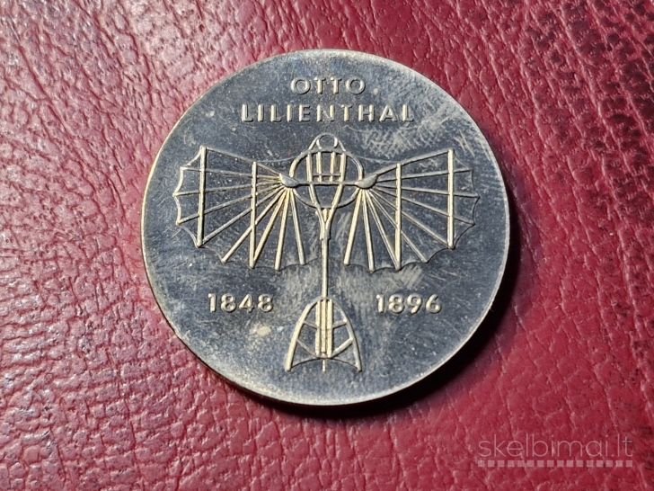 Vokietija - VDR 5 markės, 1973 KM# 43 Lilientalio