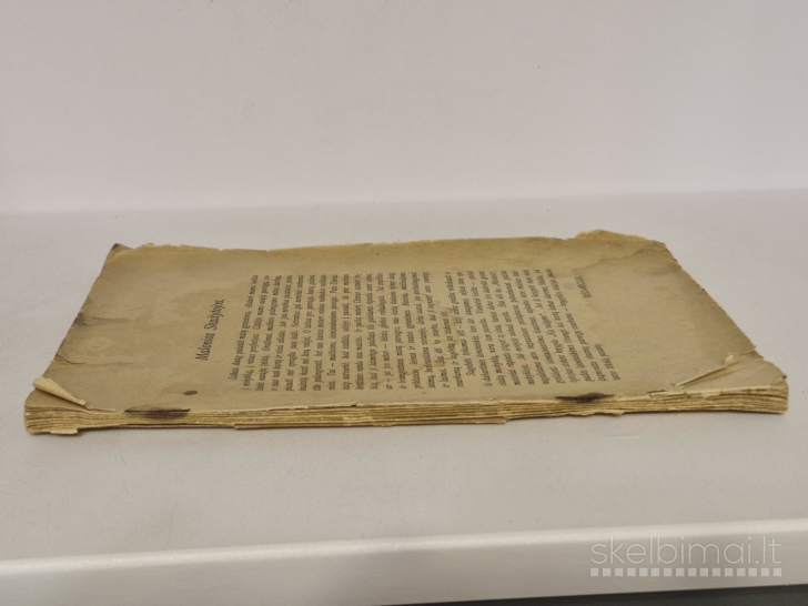 Tarpukario knyga "Ką valgome" be viršelio