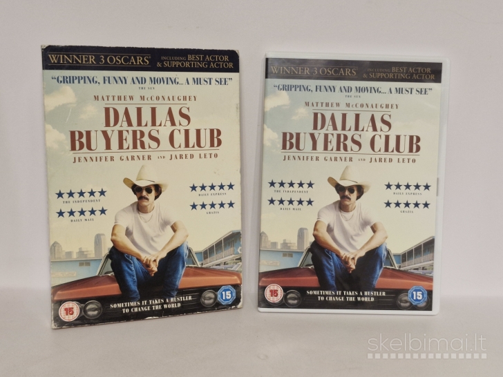 DVD filmas Dallas Buyers Club vaid. Matthew McConaughey