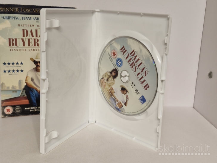 DVD filmas Dallas Buyers Club vaid. Matthew McConaughey