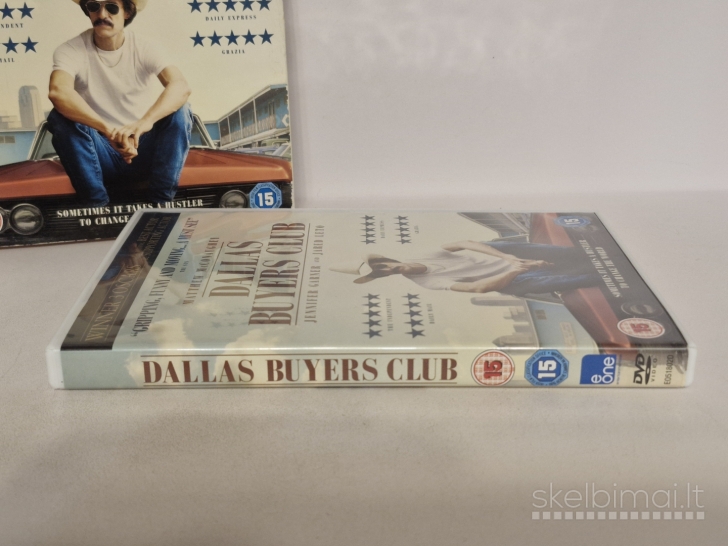 DVD filmas Dallas Buyers Club vaid. Matthew McConaughey