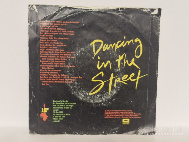 LP plokštelė David Bowie And Mick Jagger – Dancing In The Street
