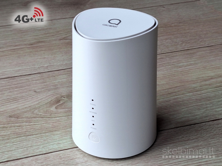 4G+ LTE modemas Alcatel HH71V1 su maitinimo blokeliu
