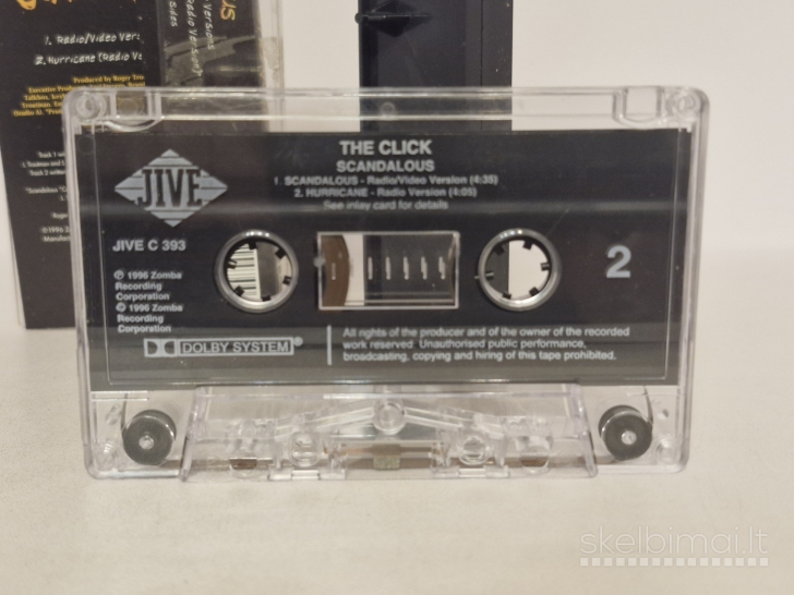 Audio kasetė The Click – Scandalous