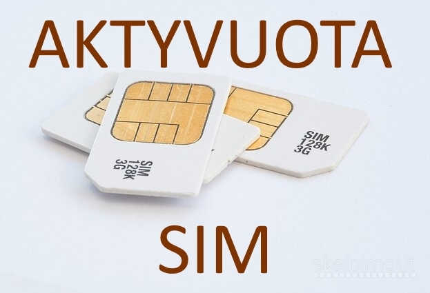 AKTYVUOTA sim kortele