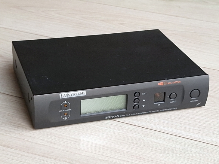 LD Systems WS100-R belaidžio mikrofono imtuvas (UHF, True Diversity)