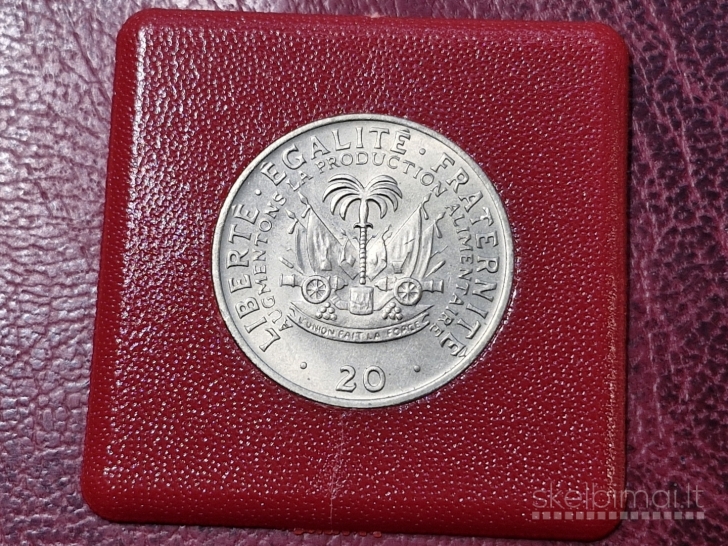 Haitis 20 santimų, 1972 KM# 100 FAO