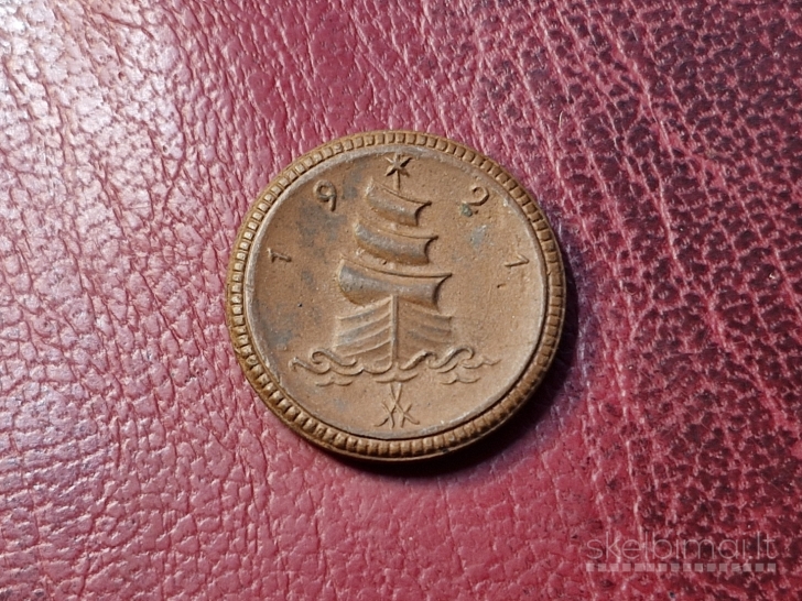 1 Mark 1921 Sachsen Notgeld Vokietija Porcelianas