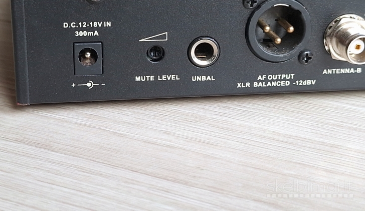 LD Systems WS100-R belaidžio mikrofono imtuvas (UHF, True Diversity)