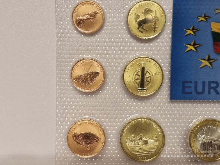 2015m. Lietuvos Euro monetų bandinių rinkinys set