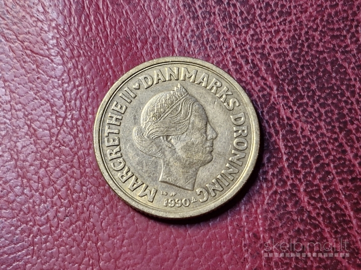Danija 20 kronų, 1990 KM# 871