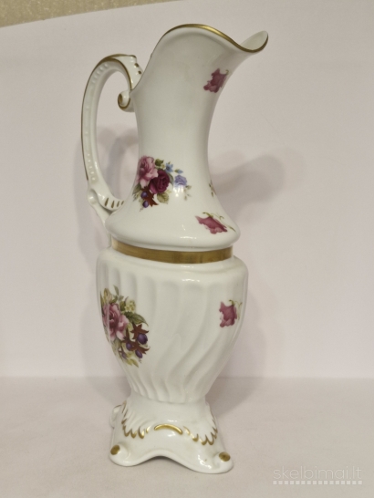 Dekoratyvinė porcelianinė vaza - ąsotis ~ 31cm.