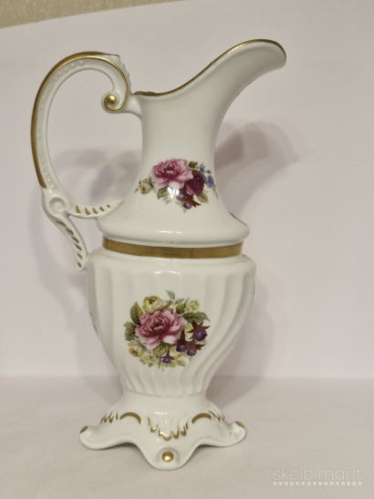 Dekoratyvinė porcelianinė vaza - ąsotis ~ 31cm.